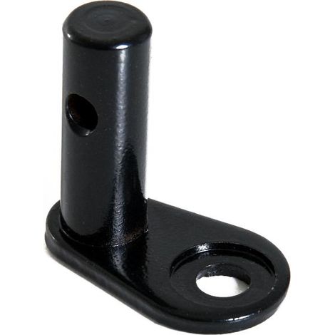 Attelage de rechange pour remorques enfant, fabriqué en acier au carbone résistant, couleur noir, robuste et adapté à un usage quotidien.
