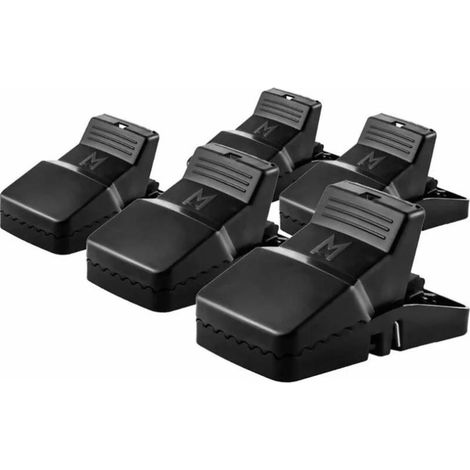 Pièges à souris efficaces contre les rongeurs (camaraudes, campagnols, souris et rats) - Lot de 5