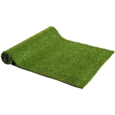 Gazon artificiel synthétique de 10 mm de hauteur (1 m × 2 m) - RWGrazen (1/5)