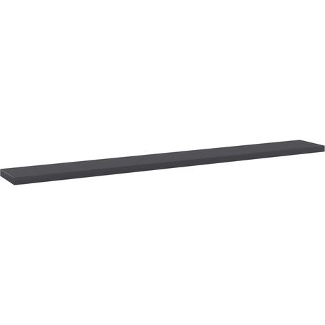 vidaXL Ripiani per Libreria 8pz Grigi 80x10x1,5cm in Legno Multistrato (1/5)