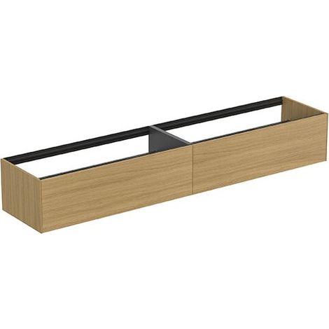 IDEAL STANDARD T4333Y6 Meuble bas WT Conca, 2 tiroirs (1/2)