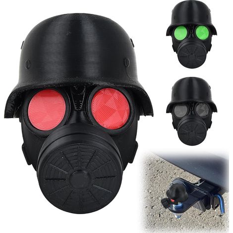 Cache Boule Attelage, Capuchon pour Attelage de Remorque, Boule Attelage Caoutchouc Antipoussière et Étanche Caoutchouc, Capuchon de Protection pour Attelage de Remorque pour Voiture (Rouge) (1/5)