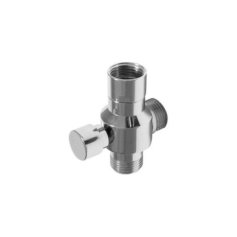 SUPPORTO PER DOCCIA CON DEVIATORE FMM- Cromo 1/2x1/2x1/2- ALBER- pezzi 1 (1/2)