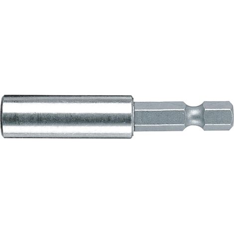 Support Adaptateur Universel - 1 Pièce - Acier Inoxydable - Maintien Magnétique 1/4" - Pour Visseuses Pro - 75 mm (1/3)