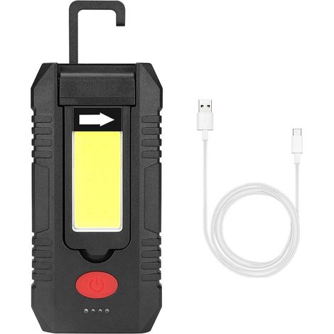 Lampe de travail LED rechargeable magnétique 4 modes USB (1/5)