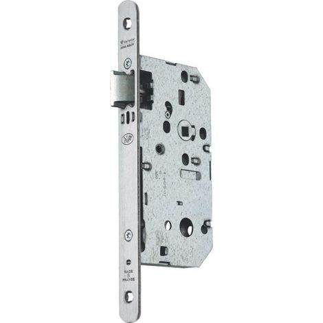 CERRADURA DESPENSA D452 BEC DE CAÑA 50MM PIN PUNTA REDONDA ACABADO INOXIDABLE - VACHETTE -22691000