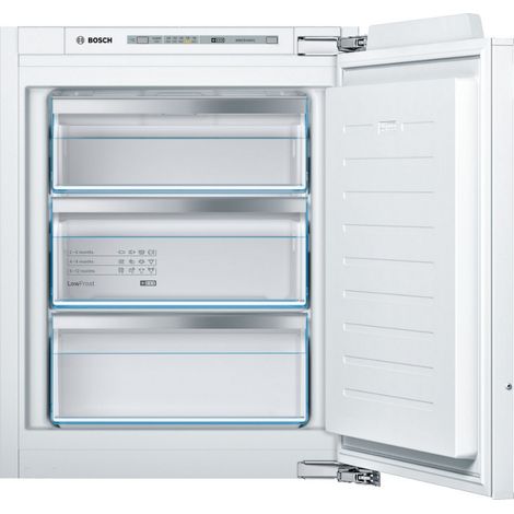 Bosch – Congélateur vertical 72L – Classe énergétique E – 36 dB – Système Low Frost – 71,2 x 55,8 x 54,5 cm (1/8)