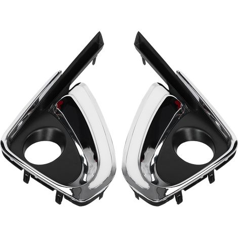 Paar zweifarbige LED-Tagfahrlichter für Toyota Fortuner (2015–2017), Nebelscheinwerfer/Tagfahrlicht + Blinker, weiß/gelbe Beleuchtung (1/5)