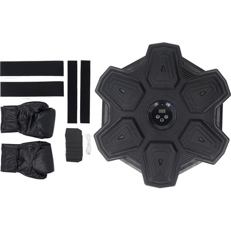 Smart Music Machine de Boxe Murale avec Sac de Boxe et Gants, Équipement d'Entraînement pour la Maison, l'Intérieur et la Gym (1/5)