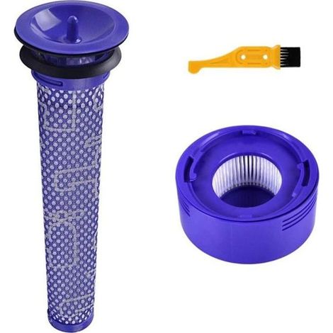 Vorfilter und Ersatz-HEPA-Filter, kompatibel mit Dyson V7 und V8 Staubsaugern + Hobby Tech Reinigungsbürste (1/5)