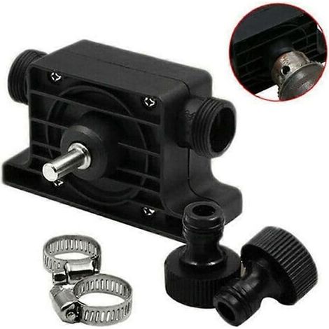 Pompe pour perceuse Gardena : pompe à tuyau robuste pour le pompage de l'eau, compatible avec toutes les perceuses Le Noir (1/4)