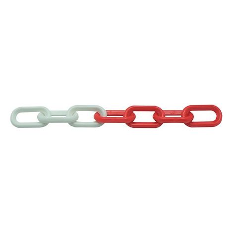 Chaîne RS PRO en Polypropylène Rouge, blanc ( Prix pour 1 ) (1/3)