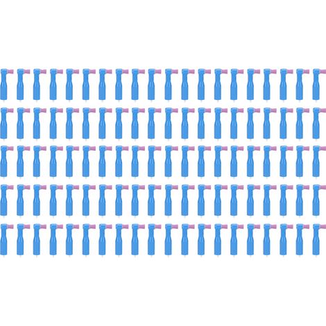 100 Godets de Polissage Dentaire Jetables, Élimine les Taches, Kit d'Hygiène Buccale pour Clinique, Violet, 100 Pièces (1/5)
