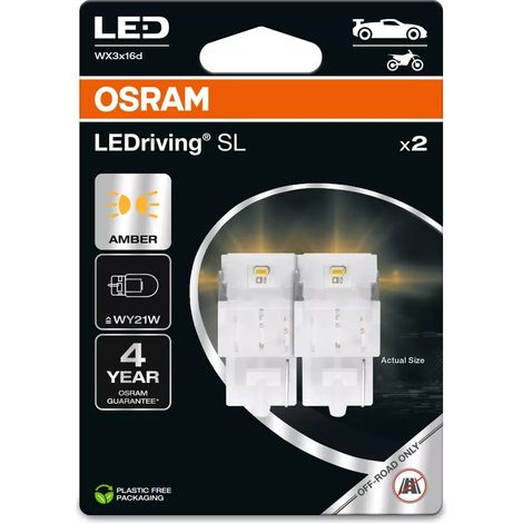 Osram LED Premium Nuovo WY21W Ambra epack (1/4)