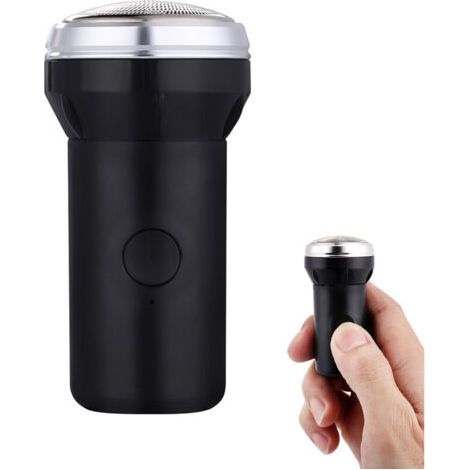 QORVA-Rasoir de voyage pour hommes Mini rasoir électrique pour hommes Rasoir à barbe rechargeable Rasoirs de poche Ultra léger - Bleu et noir et blanc envoyé au hasard - Bleu et noir et blanc envoyé a