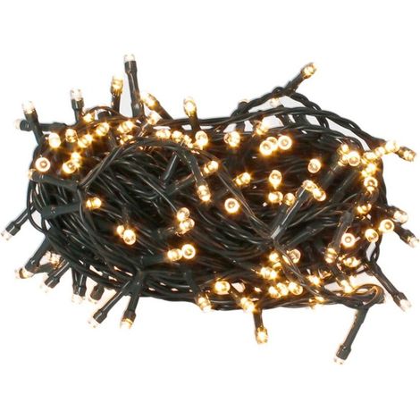 Guirnalda con 8 modos de 100 LEDs (12m) 2700K 230V IP44