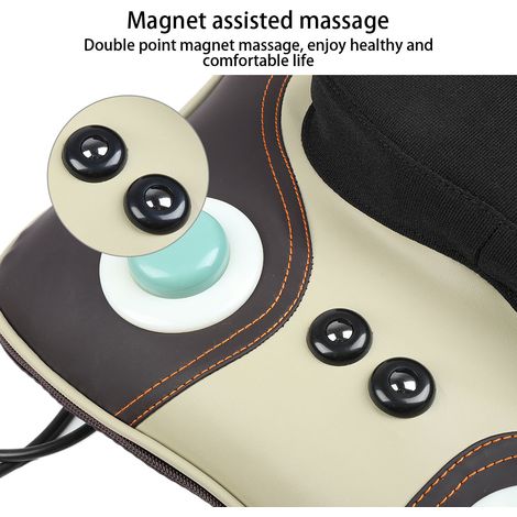 Elektrisches Massagegerät für Nacken, Rücken und Lendenwirbelsäule, für mehr Wohlbefinden, 220–250 V – AquaForge (1/2)