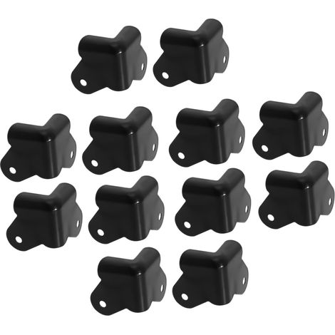 24 Pièces Protecteur d'angle, Métal arrondi, Montage simple, Pour enceinte scène et instrument de musique (1/5)