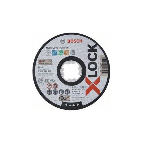 BOSCH ACCESSORIES 2608619268 2608619268 DISQUE À TRONÇONNER 115 MM 1 PC(S)