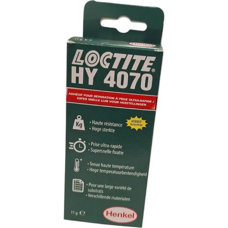 Ersatzteil - Hybridstruktur-Reparaturkleber Gel Cyanoacrylat oder Acrylat HY 4070, 11 g, Doppelspritze -  -