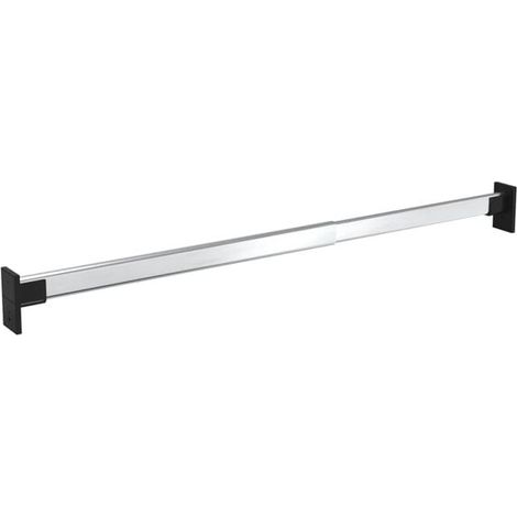 Tringle à vêtements télescopique, lot de 2, argentée, 58-100 cm (1/5)