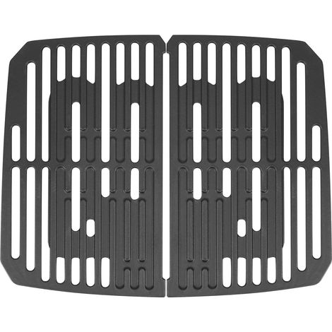 Lot de 2 grilles en fonte pour barbecue à gaz Pulse 2000, grille de cuisson émaillée de rechange pour Pulse 2000, accessoires de gril en fonte (1/5)