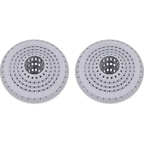 Filtres Gris – Attrape Cheveux Douche, Filtre Douche Cheveux, Filtre Evier Cuisine et Anti Cheveux Douche, Accessoire Polyvalent pour Salle de Bain, Baignoire et Évier