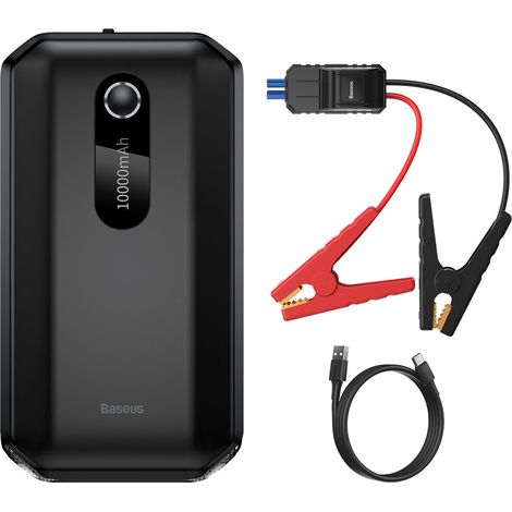 Avviatore di emergenza Baseus power bank 10000 mAh con morsetti per avviatore di emergenza per auto (1/5)
