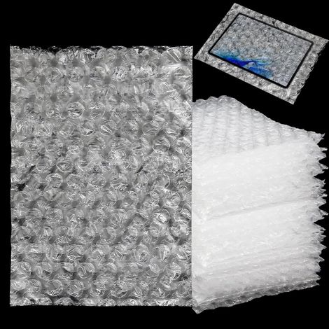 200 Bubble Bags 10 x 15 cm - Bubble Bags for Parcel Packaging, Reusable Bubble Wrap Protection for Fragile Objects, Moving and Shipping (1/5)