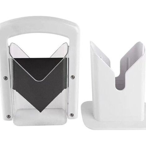 Bagel Guillotine Slicer Ergonomique - Découpe Parfaite & Sécurisée en Un Instant