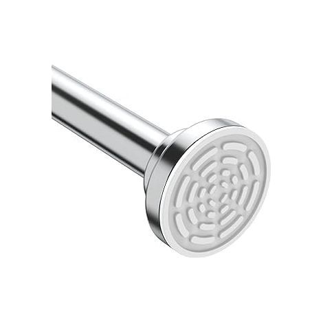 Barre de douche télescopique en acier inoxydable sans perçage pour salles de bains – antirouille et antidérapante (taille : 55-85 cm) (1/5)