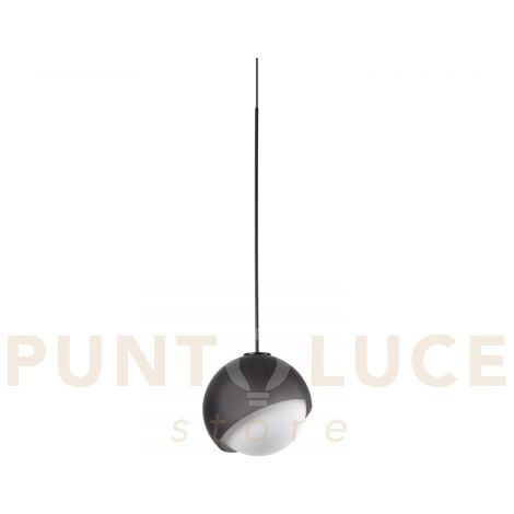 BLOOM LAMPADARIO A SOSPENSIONE 1 LUCE ATTACCO G9 LAMPADINA INCLUSA L.11,5CM NERO