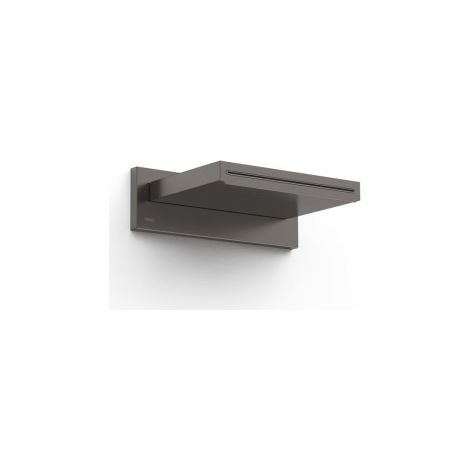 Pommeau de douche mural avec sortie de l’eau en cascade Graphite - TRES 29990304GR
