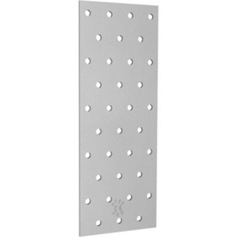 Flacher, perforierter Tischlerverbinder 120x40x2mm Stahl für Verbindungen x1 Stück.