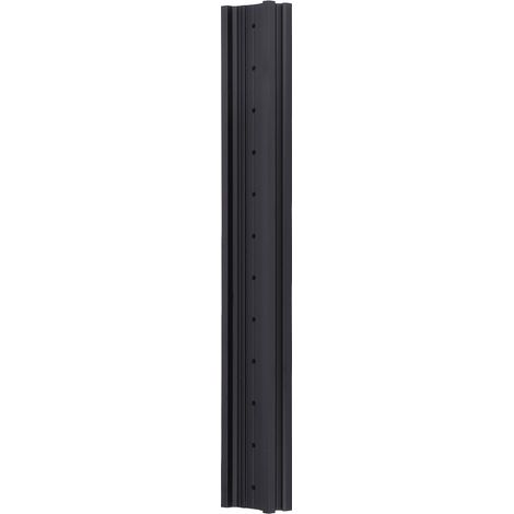 300 mm / 11,81 Zoll lange, schwarze Aluminium-Profil-Gleitschiene für Druck- und Gravurarbeiten (1/5)