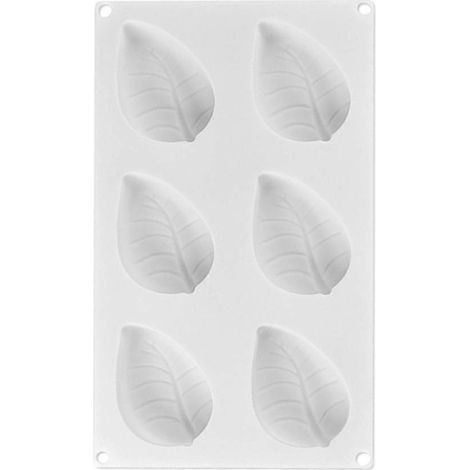 Blattförmige Fondantformen, Backutensilien, Formen für Blütenpaste, Schokolade, Bonbons und Ton (1/5)