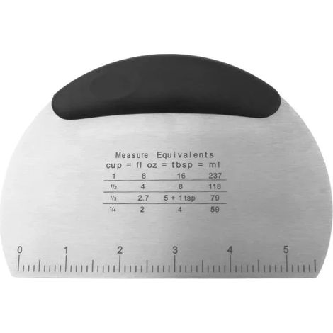 Spatule à pâtisserie, coupe-farine et coupe-pâte (noire) pour chef pâtissier (1/5)