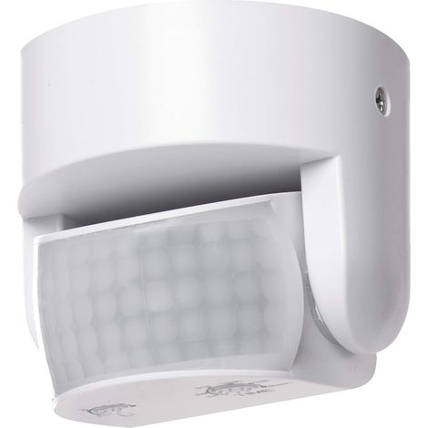 Wasserdichter Infrarot-Bewegungsmelder – 12 m Reichweite – 3–2000 Lux Empfindlichkeit – 180° Erfassungswinkel – 10 Sek. bis 15 Min. Schaltzeit – 230 V für Aufputzmontage (1/5)