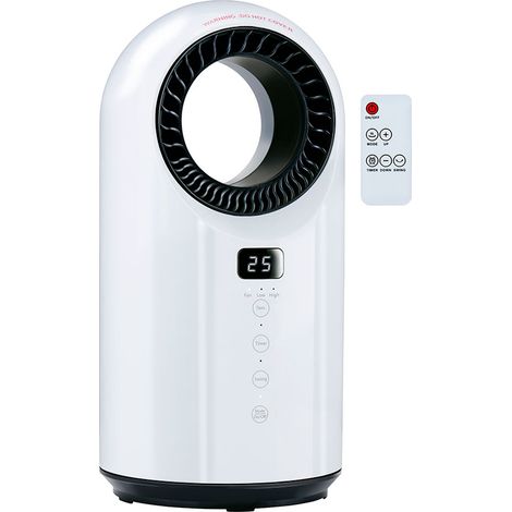 Alpina Modello elegante ventilatore senza pale compatto bianco (1/4)