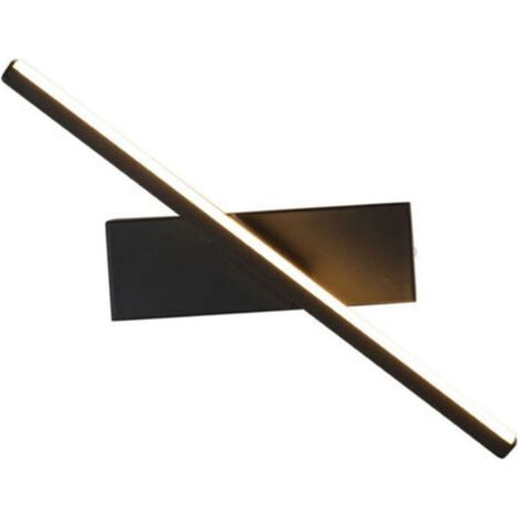 Applique murale rotative pour chambre à coucher, coque en fer, Surface de cuisson à haute température, lampe de chevet Anti-Corrosion pour la maison, lumière blanche et noire (1/5)