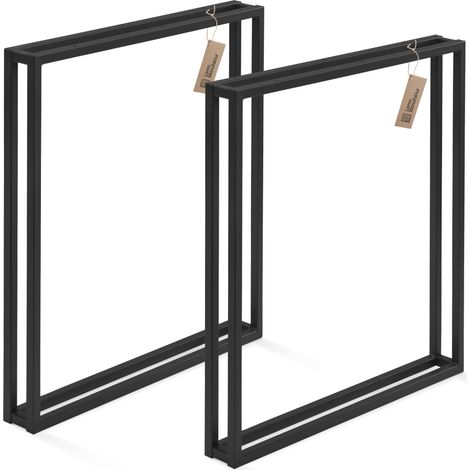 LAMO Manufaktur Tischgestell Frame Tischbeine (Spar-Set, 2er Set), Industriestahl, hoch belastbar