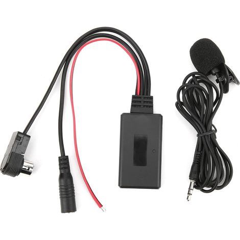 Lntyq AUTO Bluetooth 5.0 Câble adaptateur AUX Récepteur Bluetooth 5.0 avec microphone Remplacement d'appel mains libres pour Alpine CDA-9857 CDA-9886 CDA-117 (1/5)
