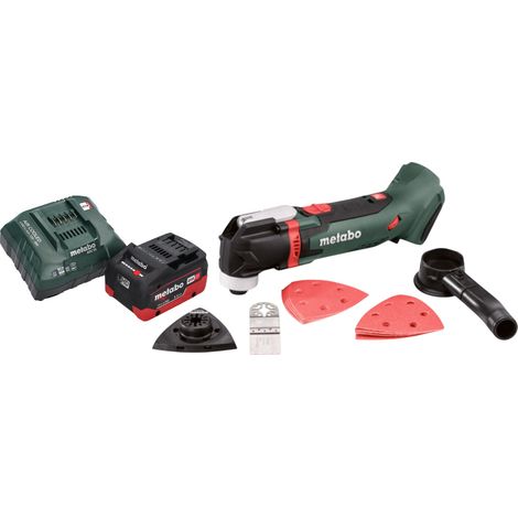 Herramienta multifunción a batería Metabo MT 18 LTX 18 V OIS / Starlock + 1 batería LiHD de 5,5 Ah + cargador