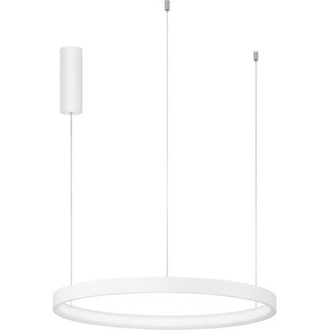 [NEUWERTIG] B-Ware Nova Luce Pendelleuchte Hängeleuchte PERRINE LED Weiß Warmweiß dimmbar 40W 60 cm (1/2)