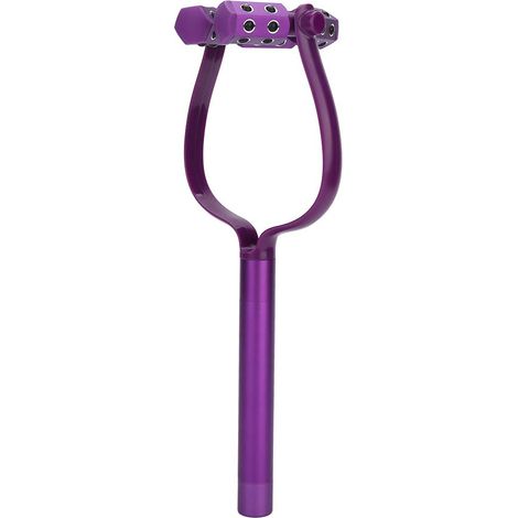 Rouleau de massage visage germanium électrique vibrant liftant raffermissant peau, appareil massage contour V anti-âge violet, cadeau beauté femme (1/5)