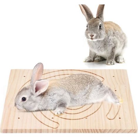 Griffoir - - Poteau en bois naturel - 27.2x20.5cm - Installation facile - Pour petits animaux (1/4)