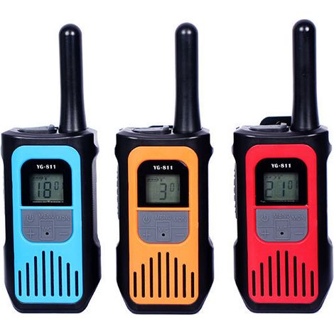 Lot de 3 talkies-walkies rechargeables, 16 canaux-AquaForge (1/5)
