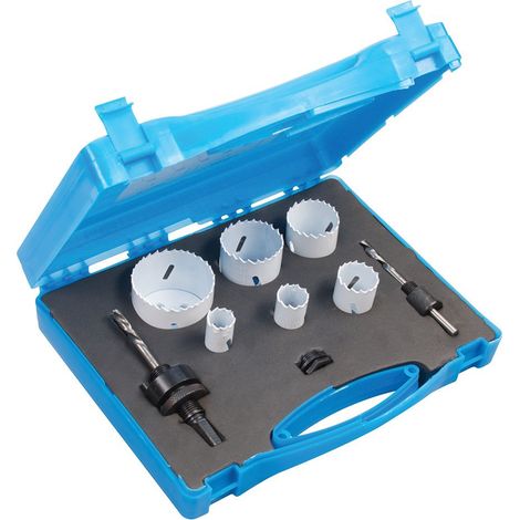 Scies cloches bi-metal de 19 a 57mm en coffret (1/3)