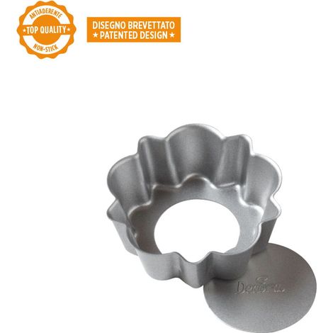 Mini molde metálico para tarta mazurca 8 cm decora (1/3)