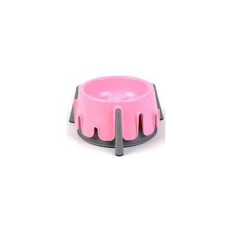 Gamelle en plastique haut de gamme pour grand chien, hauteur réglable – Dimensions 20 x 9,5 cm, couleur vert, confort amélioré– (1/5)